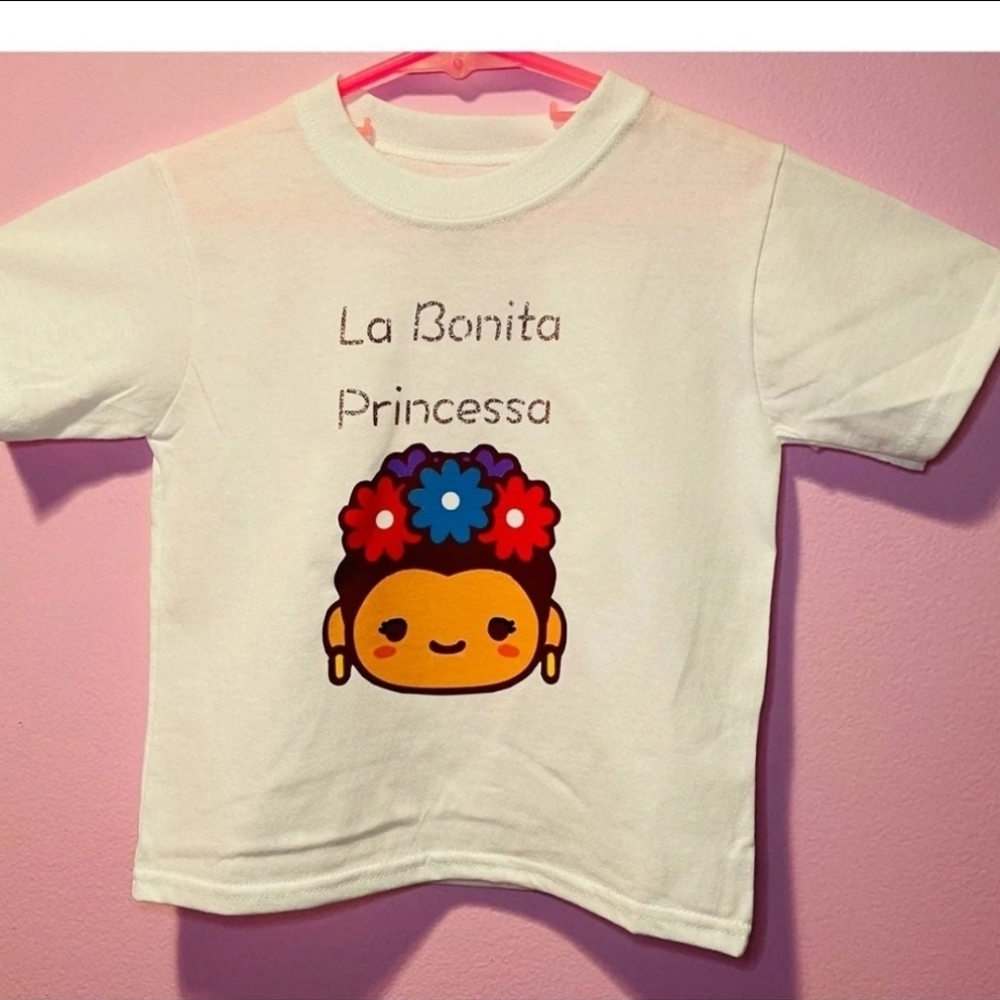 La bonita princess toddlers little girls Tshirt